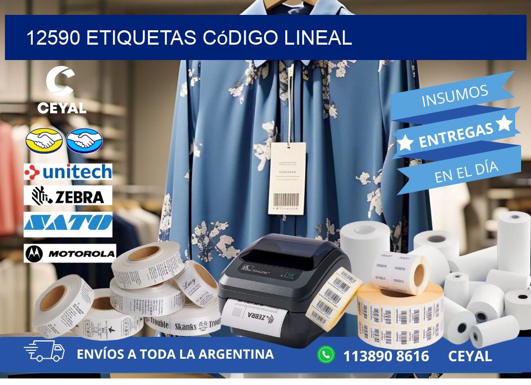 12590 Etiquetas código lineal