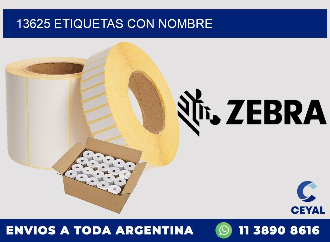 13625 etiquetas con nombre