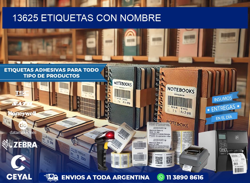 13625 etiquetas con nombre