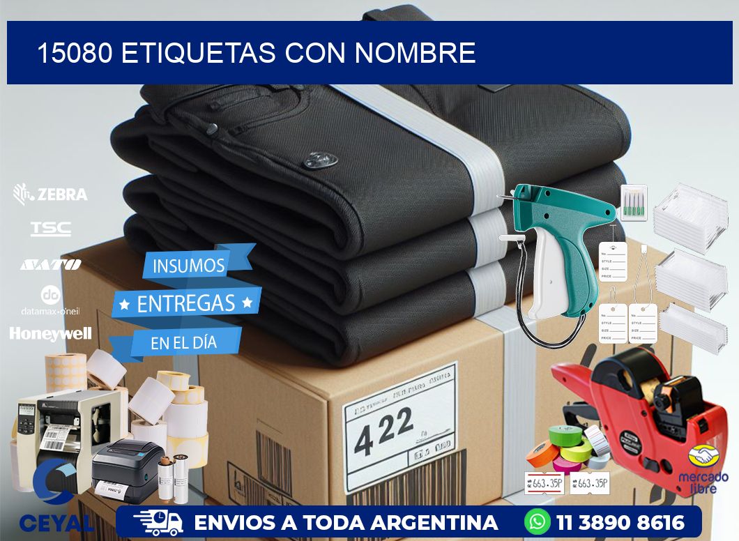 15080 etiquetas con nombre