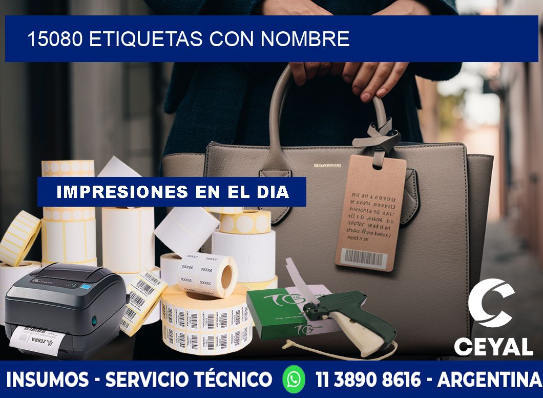 15080 etiquetas con nombre