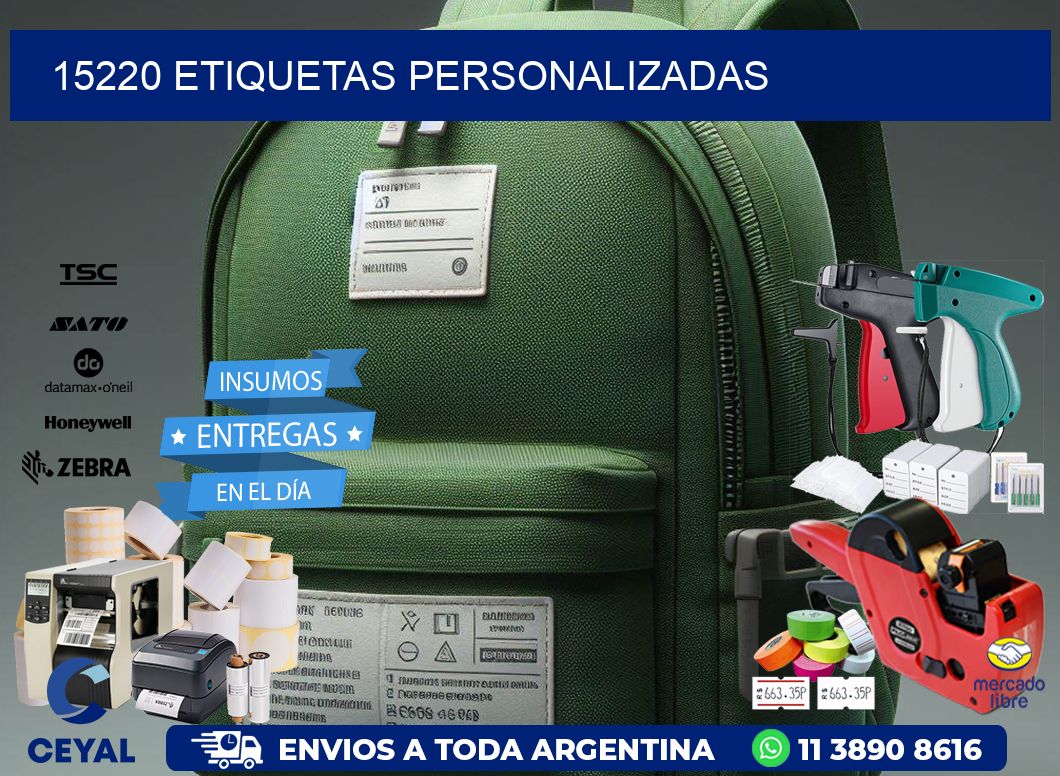 15220 Etiquetas personalizadas