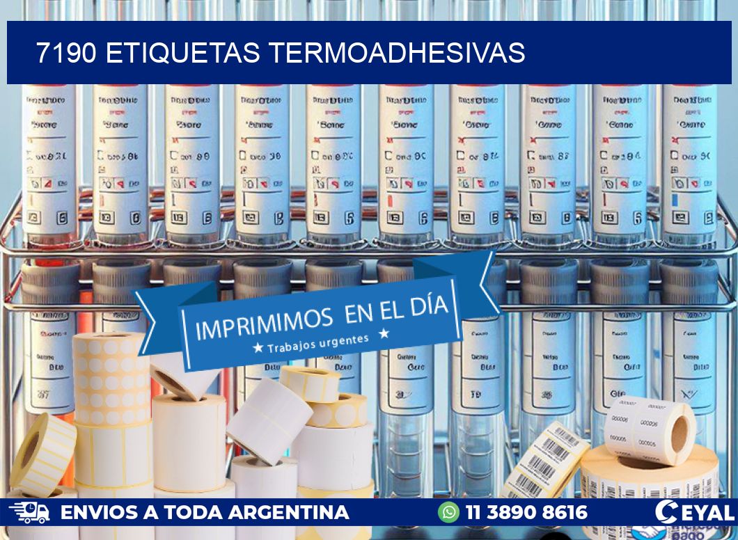 7190 etiquetas termoadhesivas