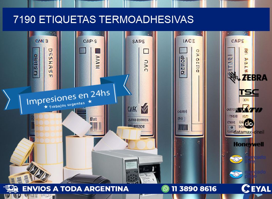 7190 etiquetas termoadhesivas