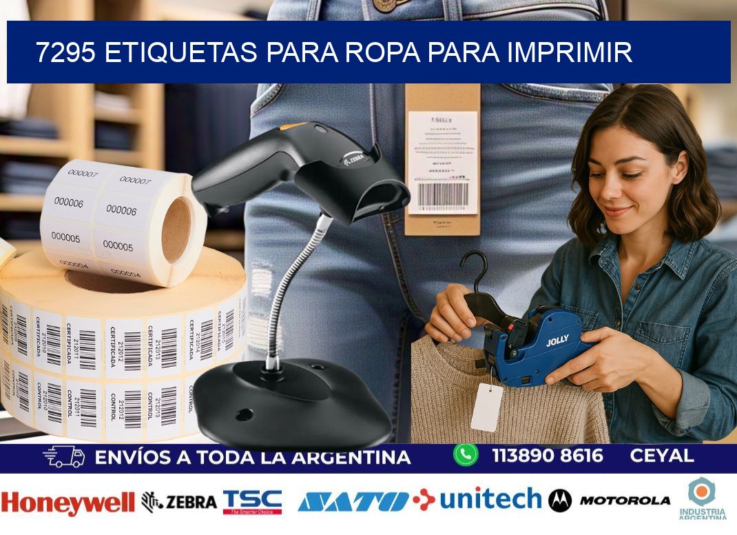 7295 Etiquetas para ropa para imprimir