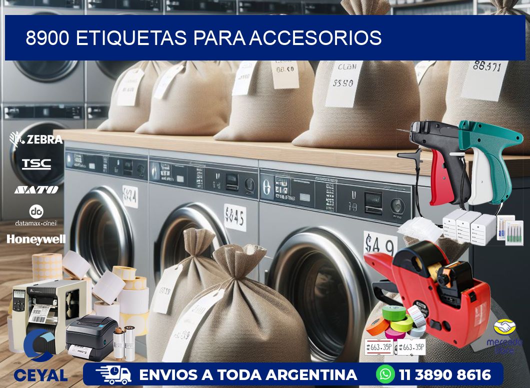 8900 Etiquetas para accesorios
