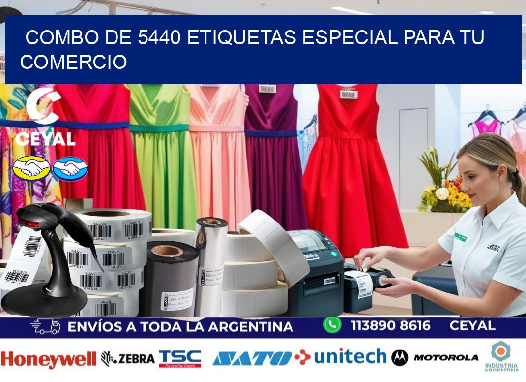 Combo de 5440 etiquetas especial para tu comercio