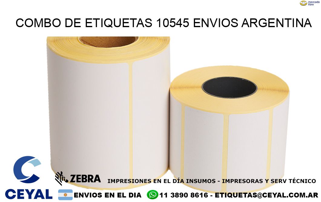 Combo de etiquetas 10545 ENVIOS ARGENTINA