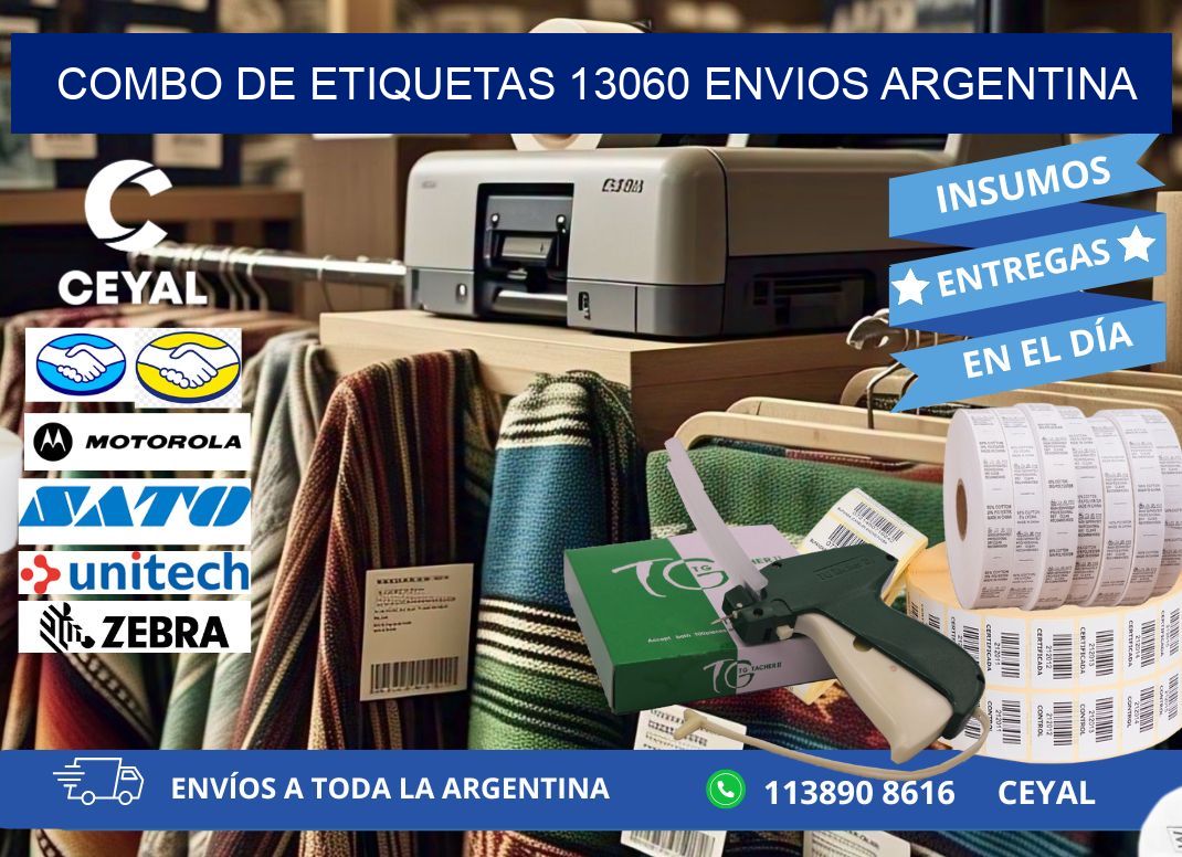 Combo de etiquetas 13060 ENVIOS ARGENTINA