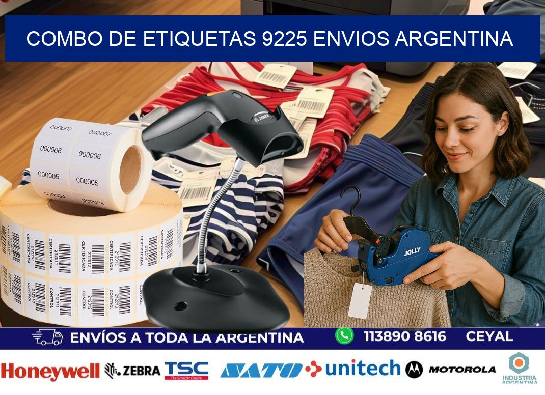 Combo de etiquetas 9225 ENVIOS ARGENTINA