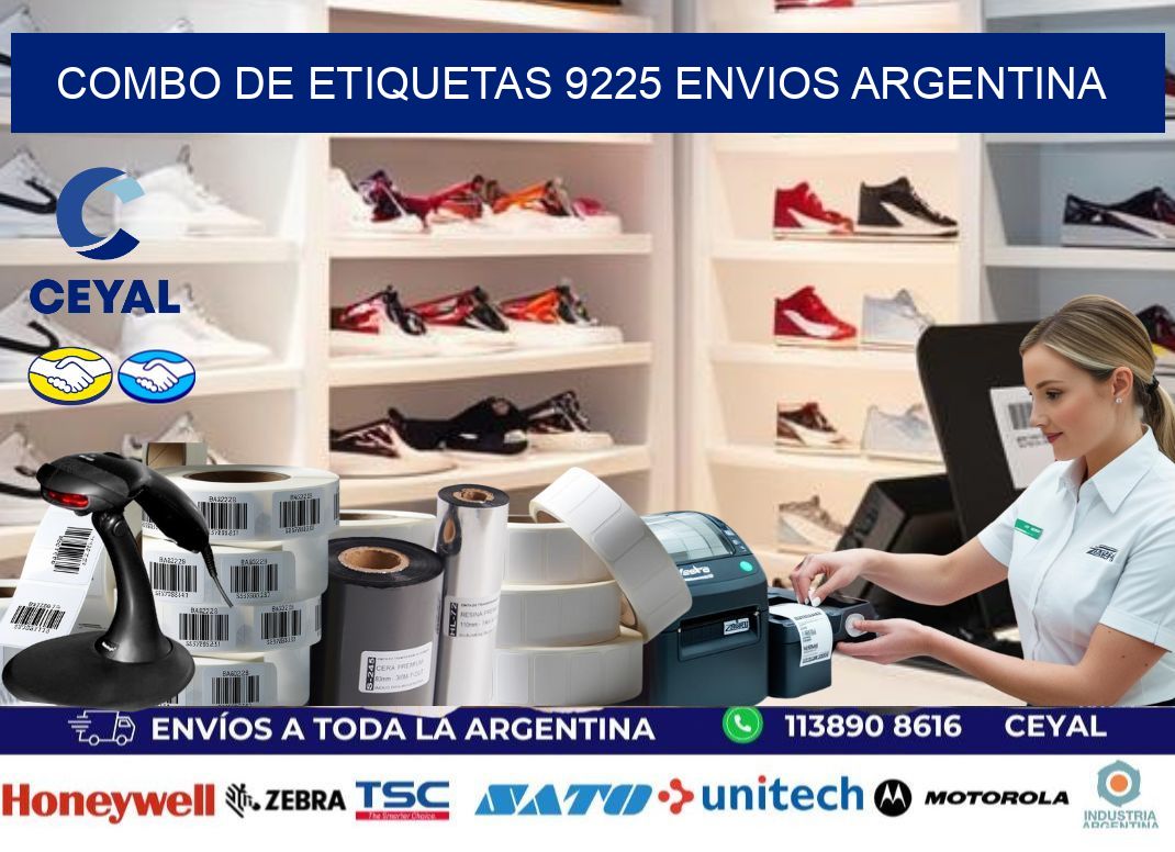 Combo de etiquetas 9225 ENVIOS ARGENTINA
