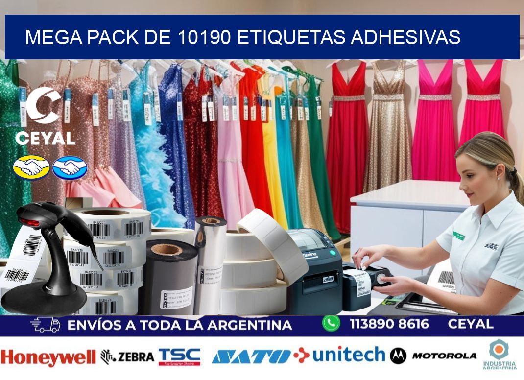 Mega pack de 10190 etiquetas adhesivas