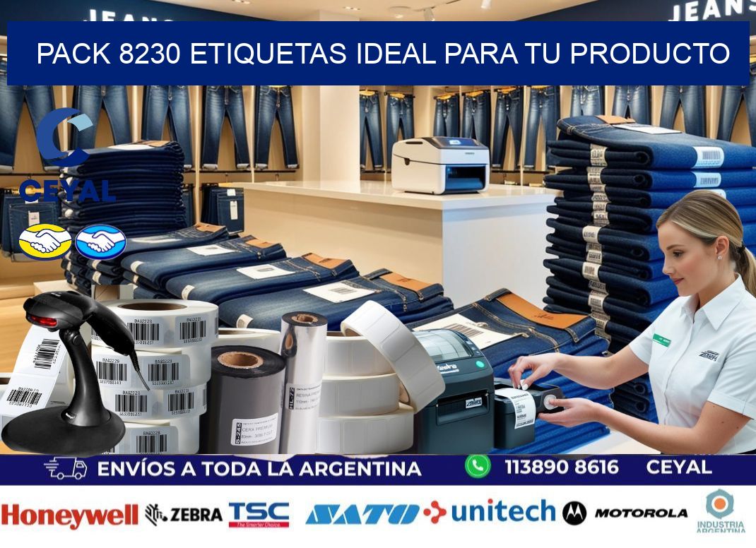 Pack 8230 etiquetas ideal para tu producto