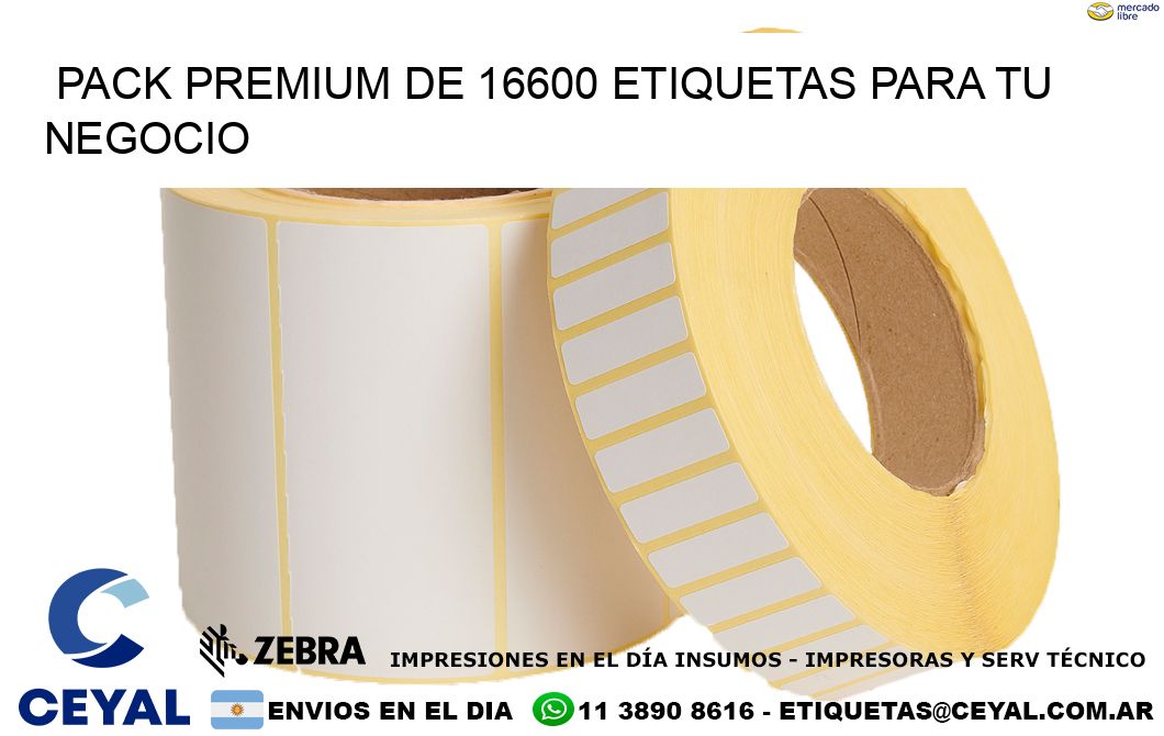 Pack premium de 16600 etiquetas para tu negocio
