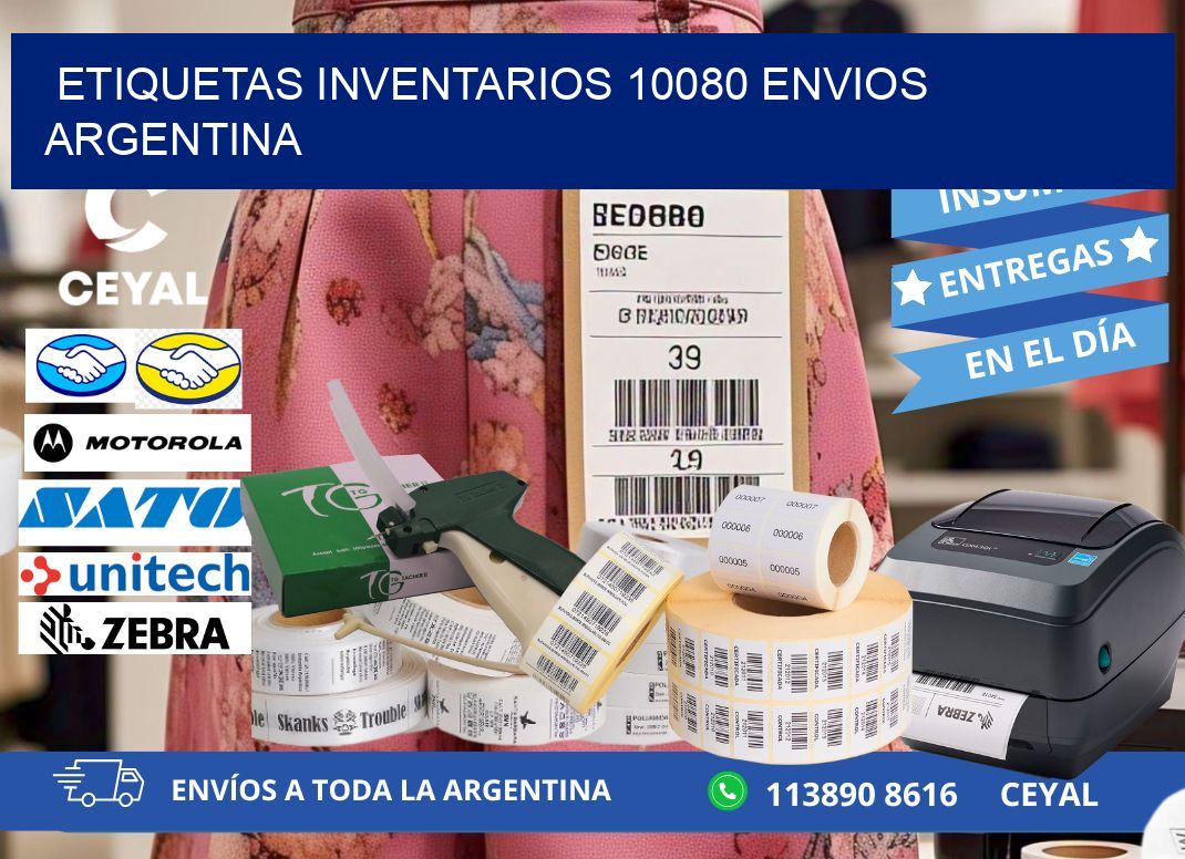 etiquetas inventarios 10080 ENVIOS ARGENTINA