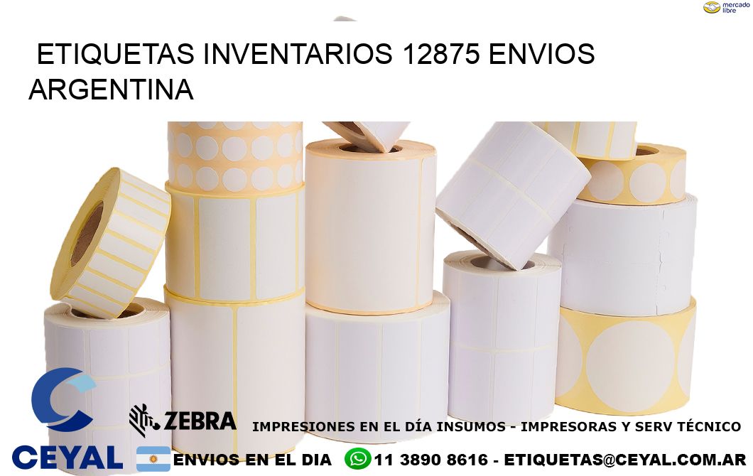 etiquetas inventarios 12875 ENVIOS ARGENTINA