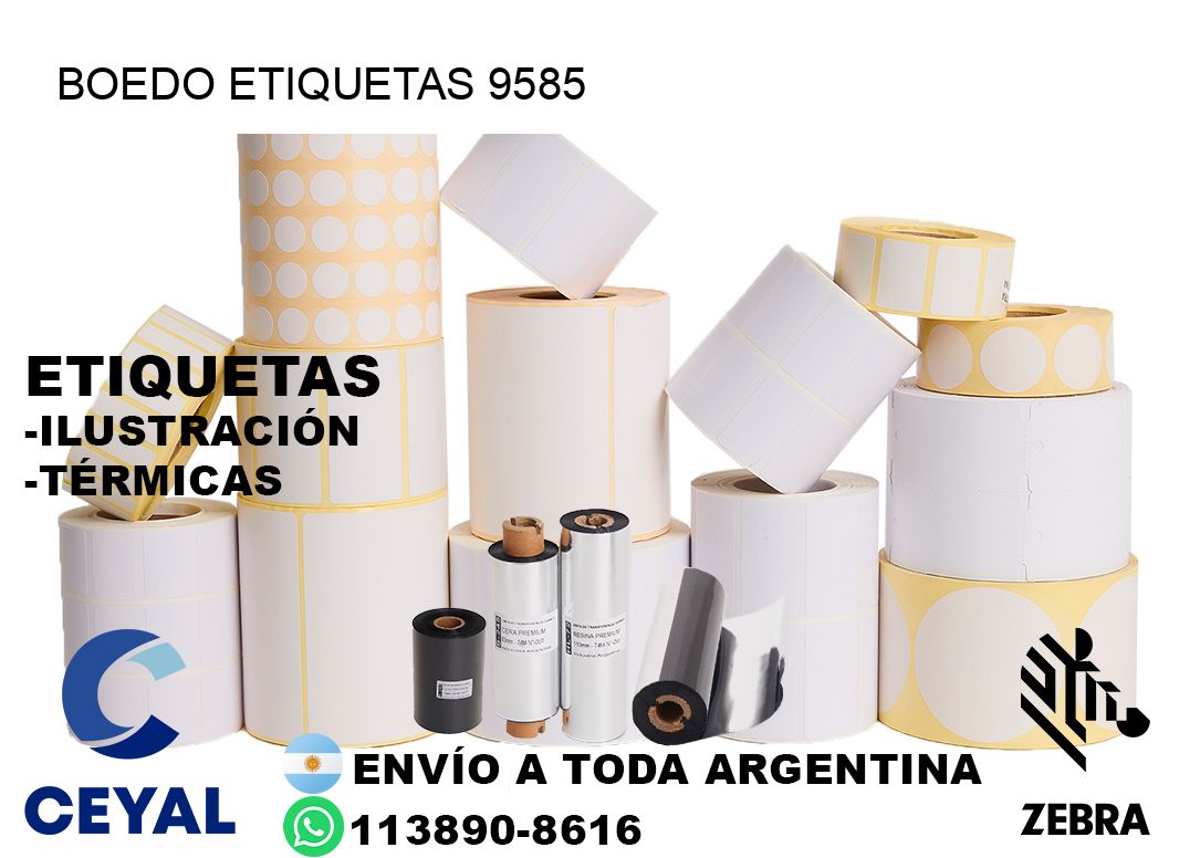 Boedo etiquetas 9585