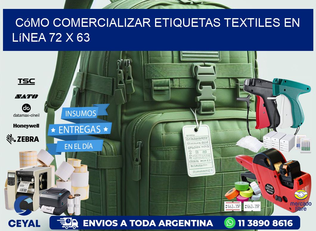 Cómo Comercializar Etiquetas Textiles en Línea 72 x 63