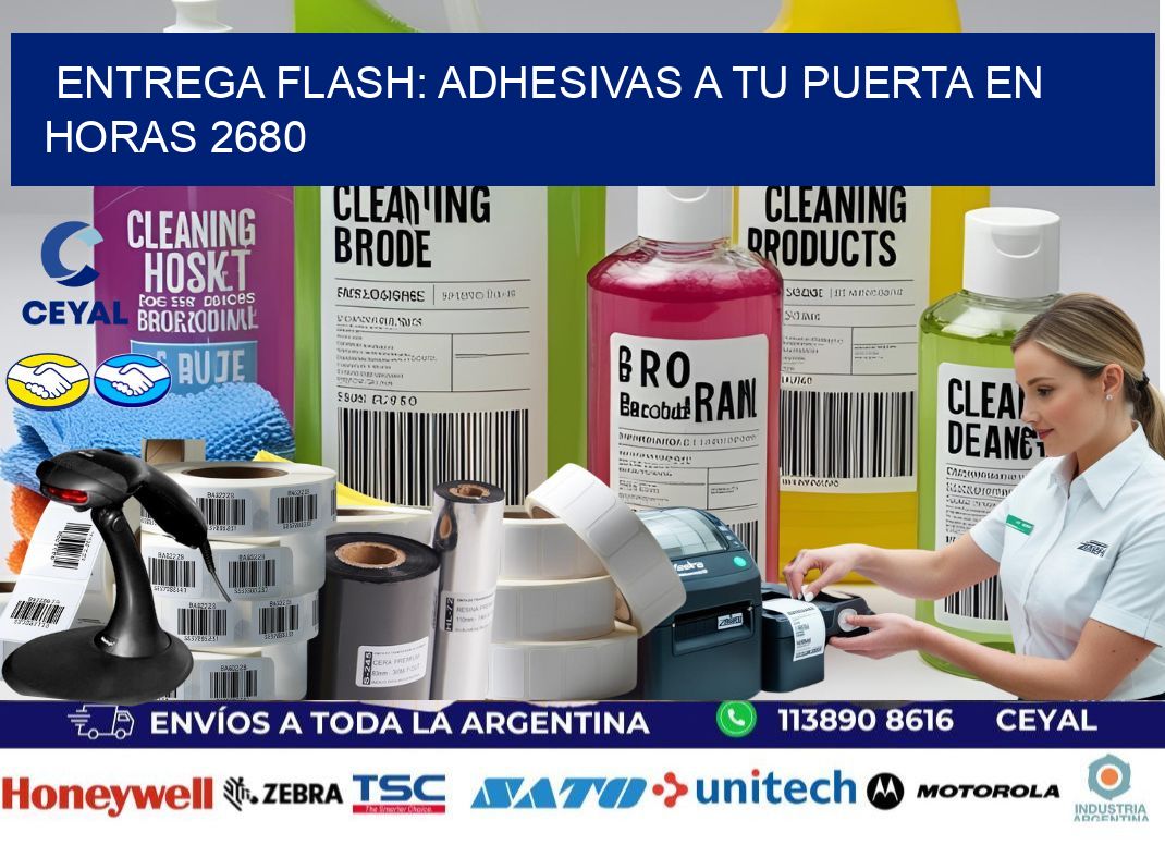 Entrega Flash: Adhesivas A Tu Puerta en Horas 2680