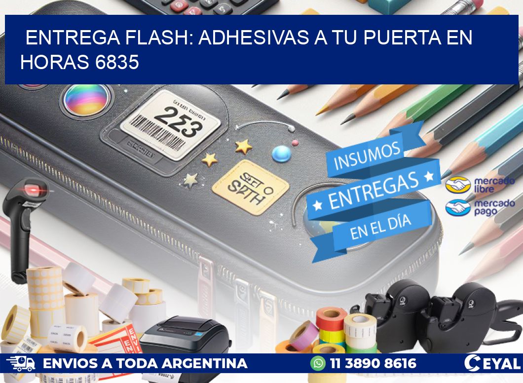 Entrega Flash: Adhesivas A Tu Puerta en Horas 6835