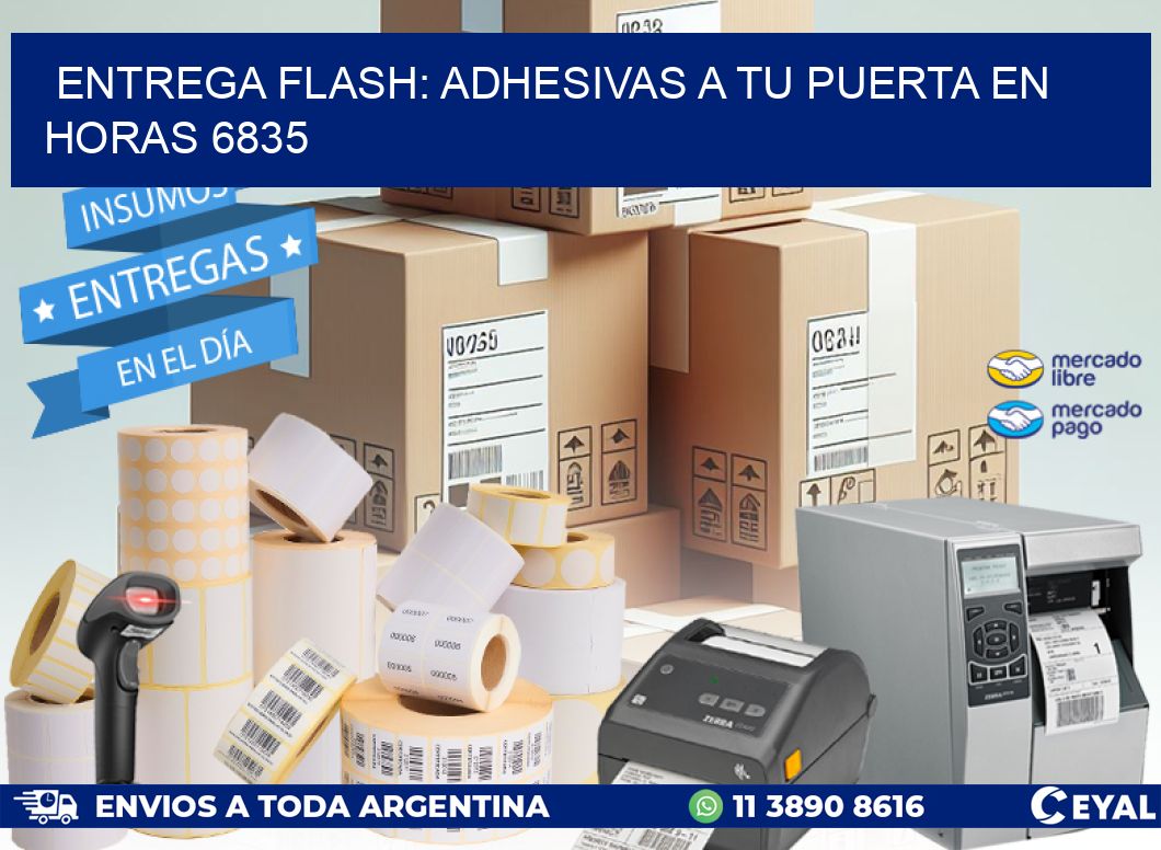 Entrega Flash: Adhesivas A Tu Puerta en Horas 6835