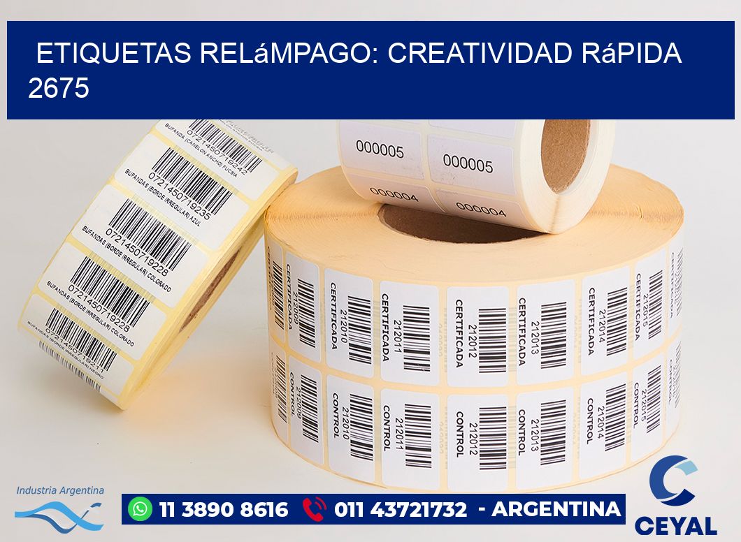 Etiquetas Relámpago: Creatividad Rápida 2675