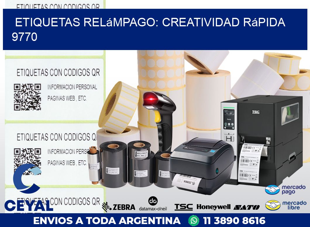 Etiquetas Relámpago: Creatividad Rápida 9770