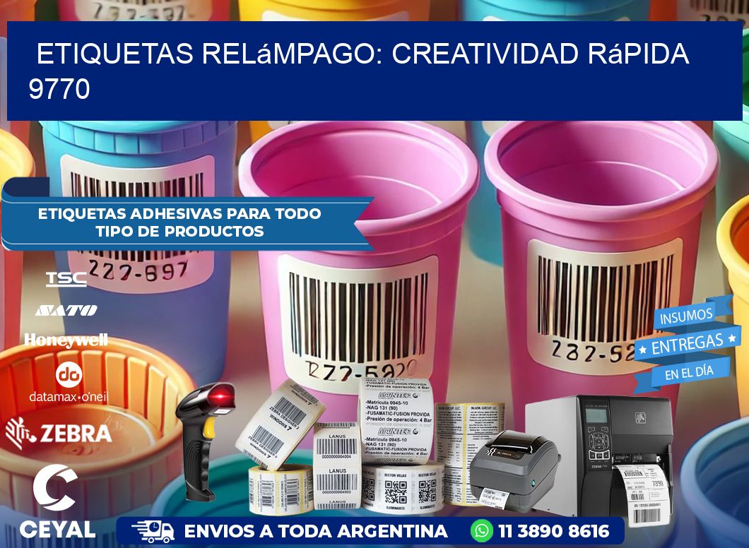 Etiquetas Relámpago: Creatividad Rápida 9770