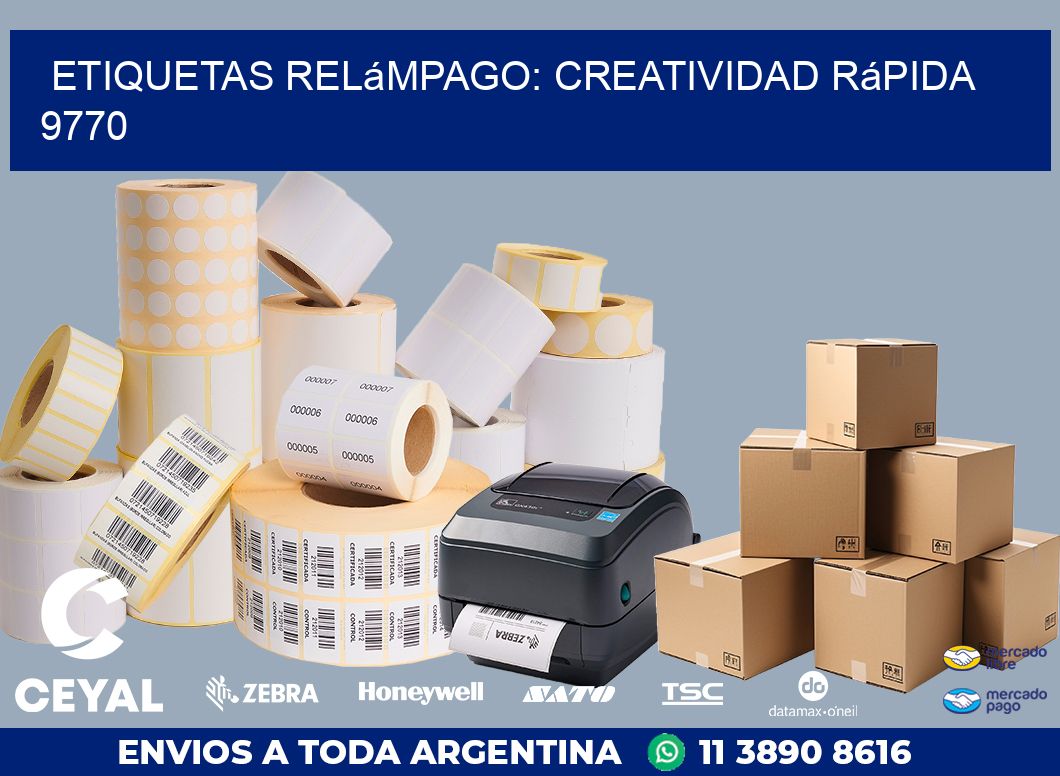 Etiquetas Relámpago: Creatividad Rápida 9770