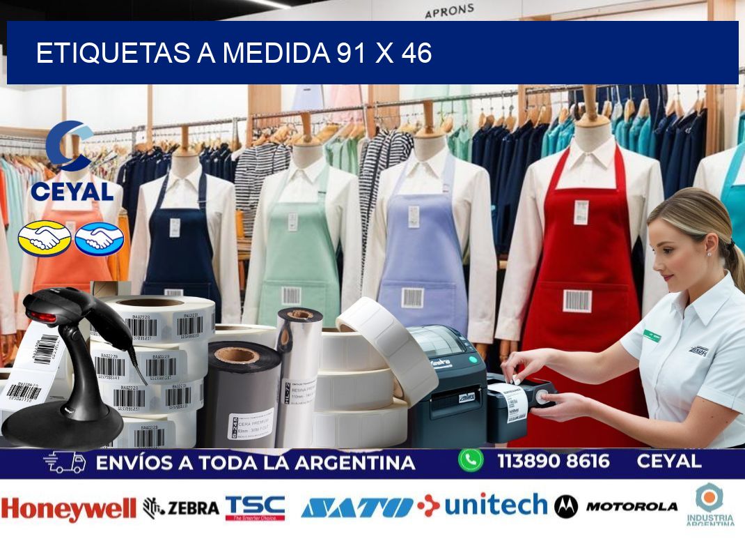 Etiquetas a medida 91 x 46