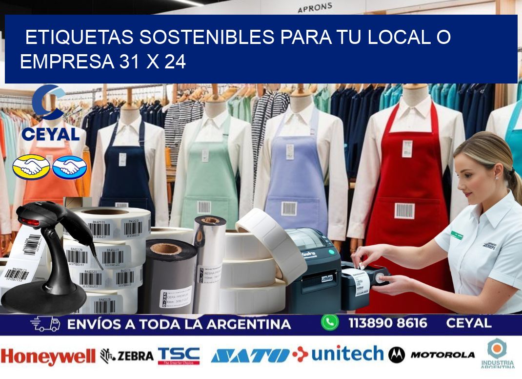 Etiquetas sostenibles para tu local o empresa 31 x 24
