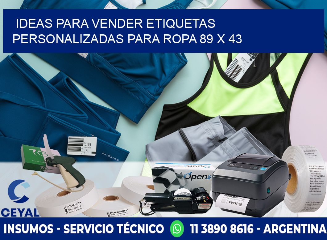 Ideas para Vender Etiquetas Personalizadas para Ropa 89 x 43