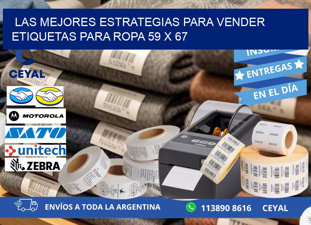 Las Mejores Estrategias para Vender Etiquetas para Ropa 59 x 67