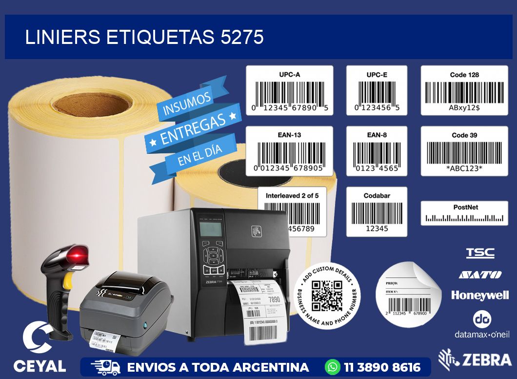 Liniers etiquetas 5275
