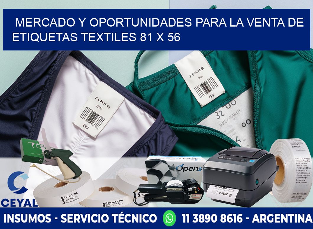 Mercado y Oportunidades para la Venta de Etiquetas Textiles 81 x 56