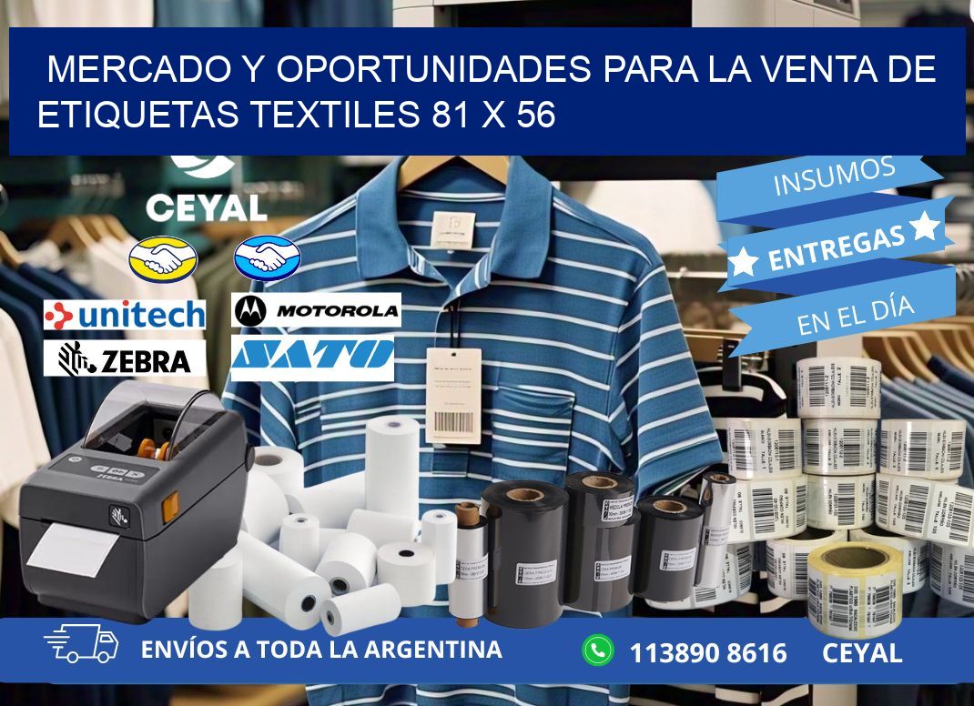 Mercado y Oportunidades para la Venta de Etiquetas Textiles 81 x 56