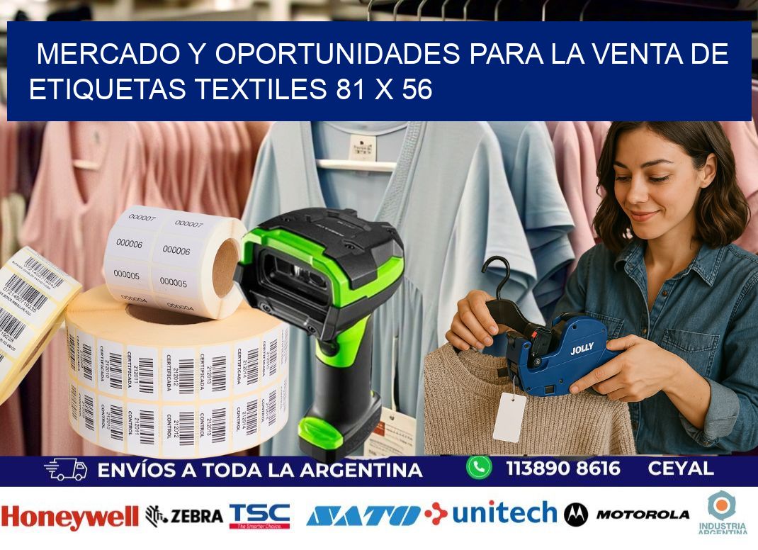 Mercado y Oportunidades para la Venta de Etiquetas Textiles 81 x 56