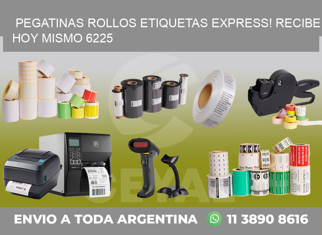 Pegatinas rollos etiquetas Express! Recibe Hoy Mismo 6225