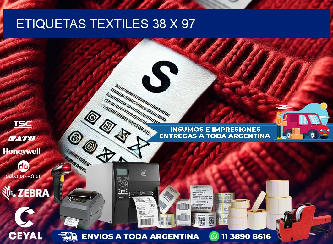 etiquetas textiles 38 x 97