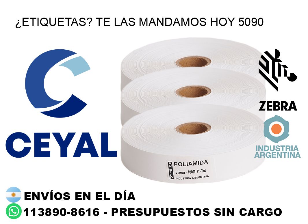 ¿Etiquetas? Te las Mandamos Hoy 5090