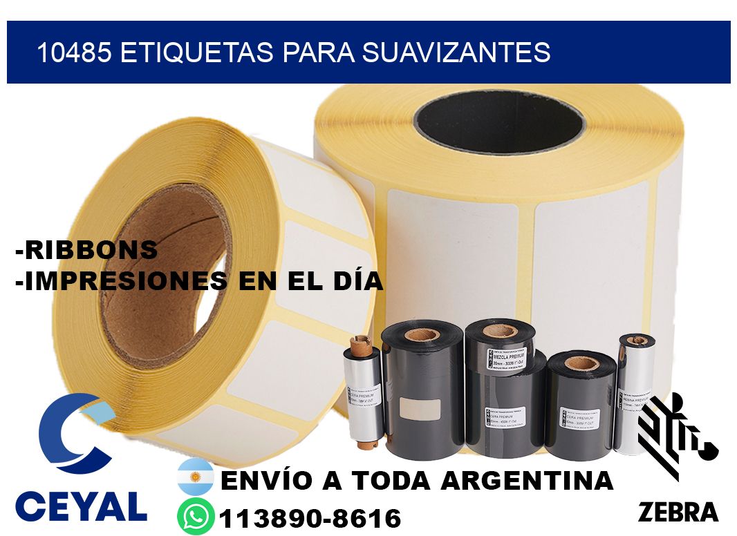 10485 Etiquetas para suavizantes