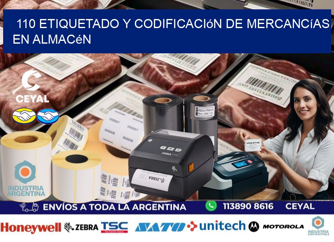 110 Etiquetado y codificación de mercancías en almacén