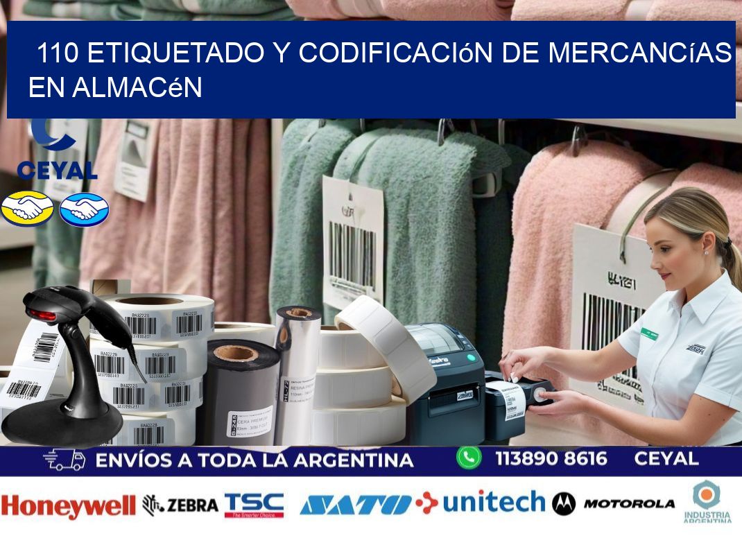 110 Etiquetado y codificación de mercancías en almacén