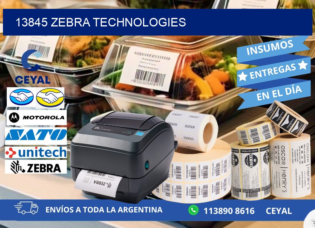 13845 zebra technologies