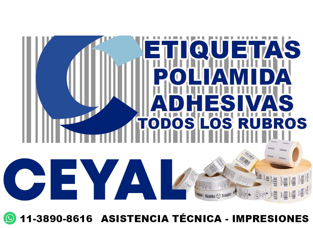 15010 Etiquetas impresas en el día