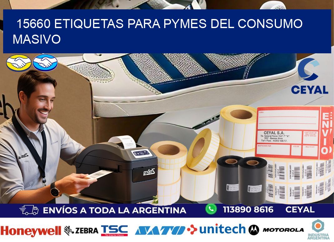 15660 Etiquetas para pymes del consumo masivo