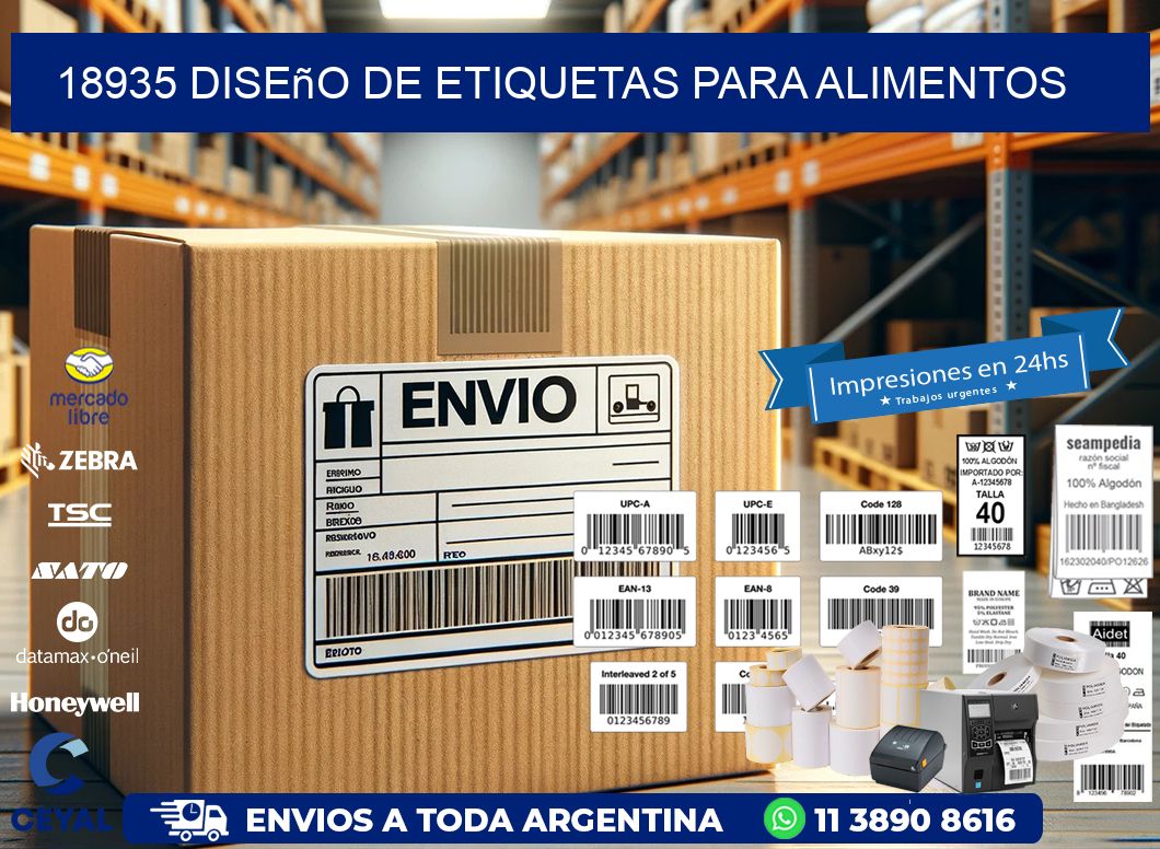 18935 Diseño de etiquetas para alimentos