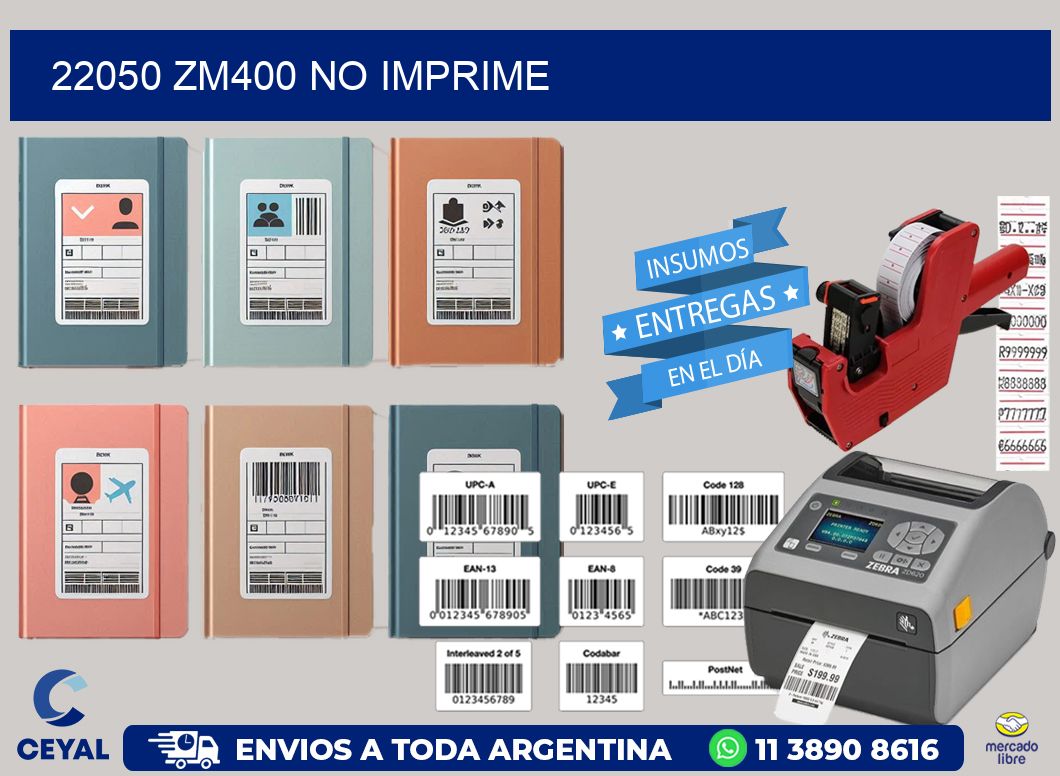 22050 ZM400 no imprime