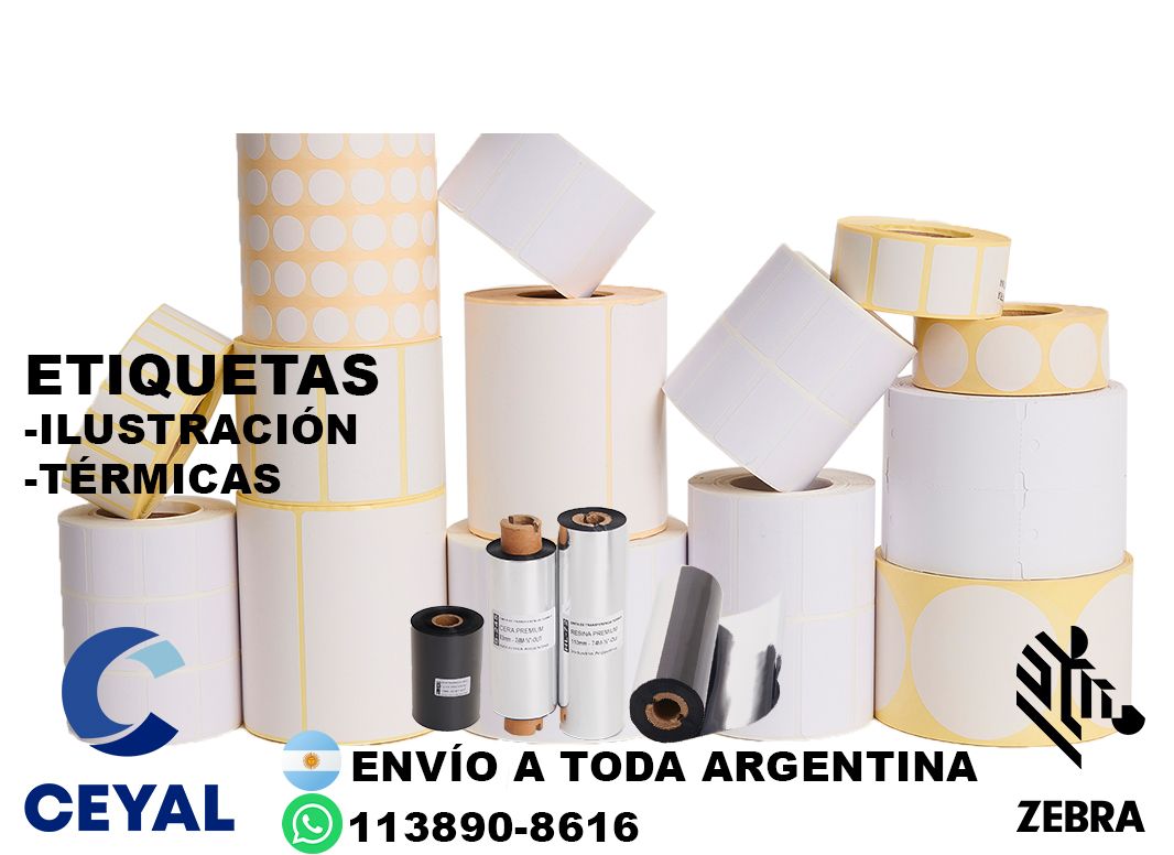24045 etiquetas adhesivas blancas