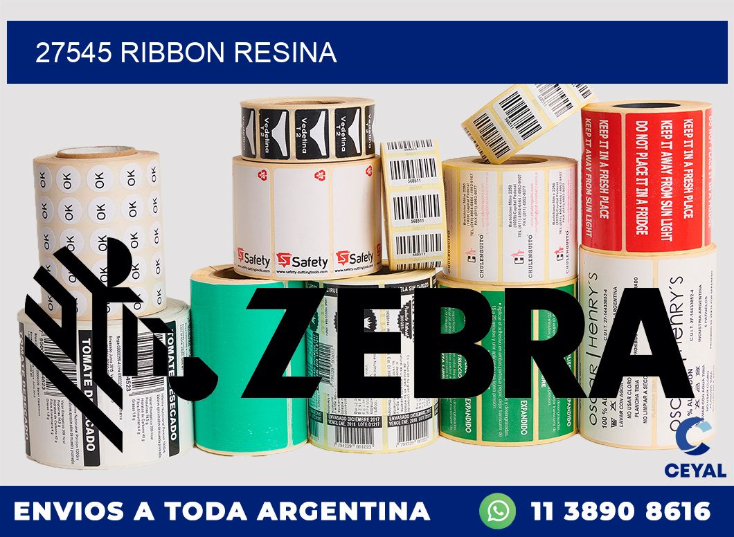 27545 Ribbon resina